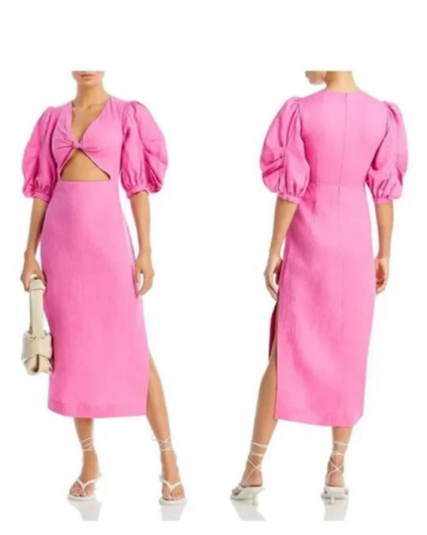 Farm Rio Cut Out Midi Dress - Image 3
