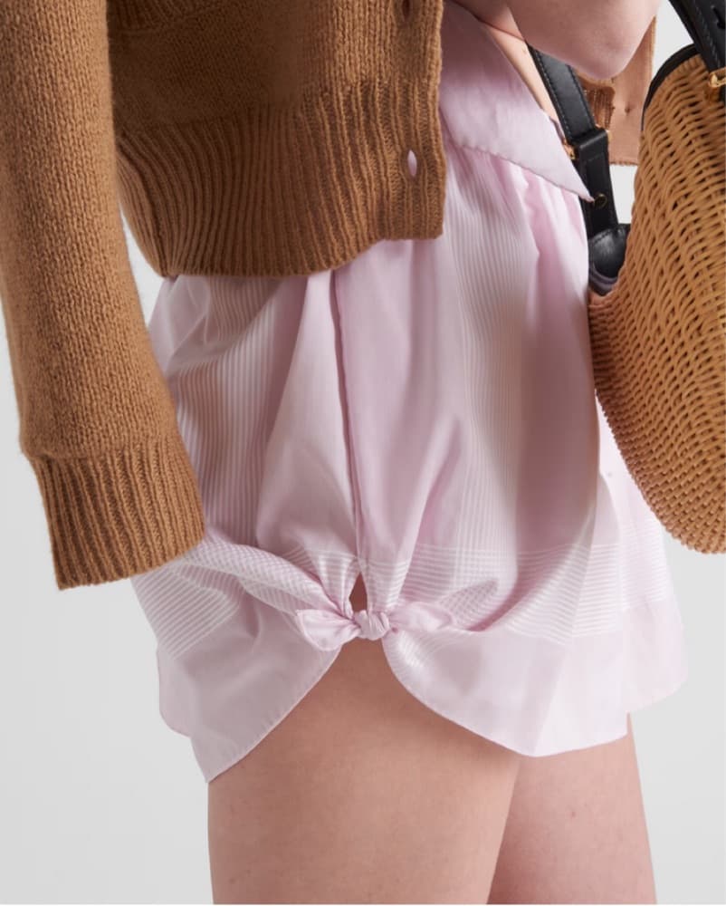 Prada Check Bandeau & Shorts Set - Image 4