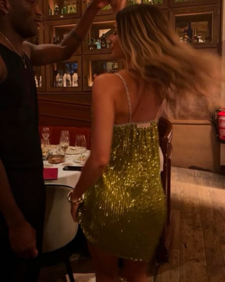 Hand Over Sequin Mini Dress - Image 3