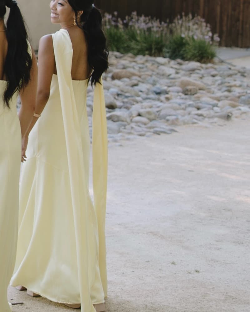 Eileen Dress Birdy Grey Lemon Sorbet - Image 2