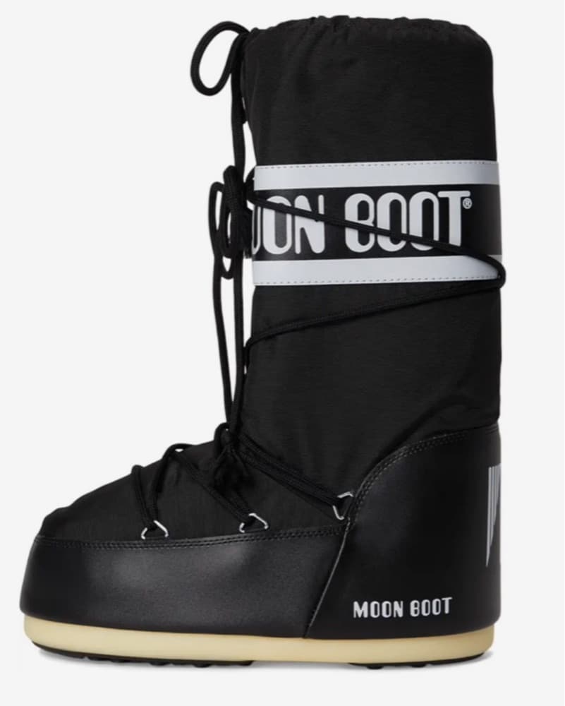 Black & White Moon Boots - Image 1