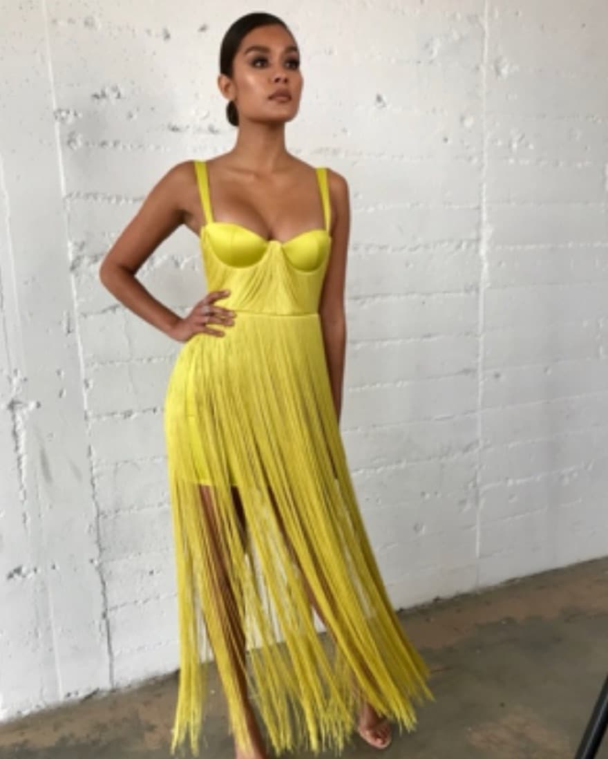 House Of CB Emee Fringe Dress  - Image 2