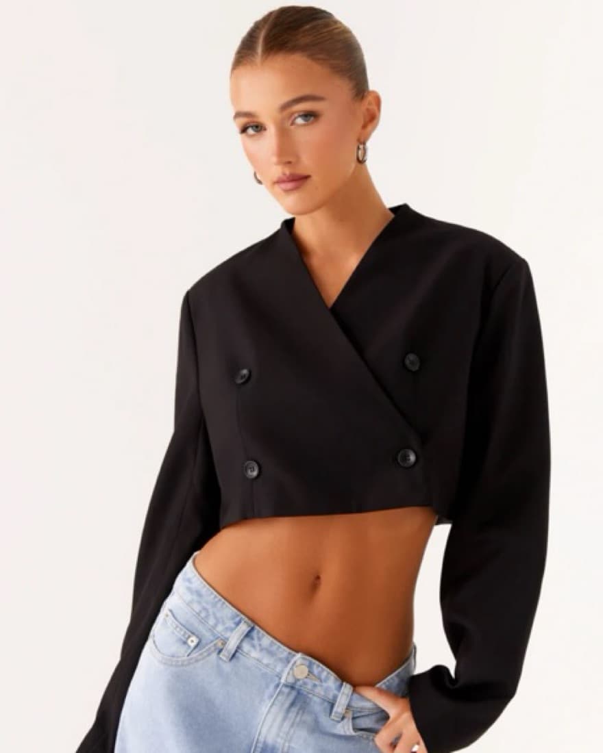 Cropped Blazer - Image 1