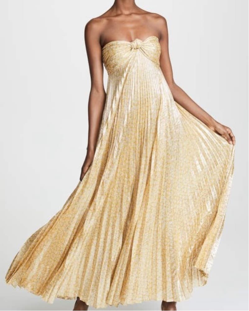 Alexis Joya Gold Dress - Image 1