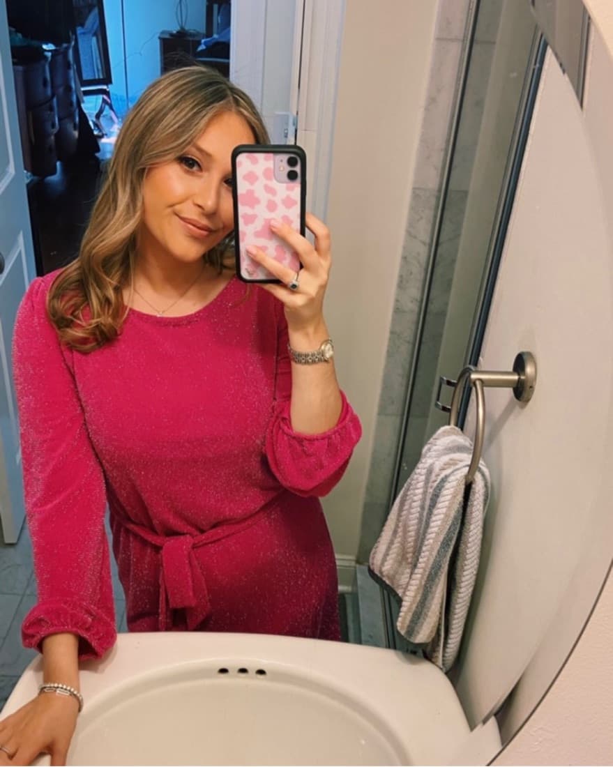 Pink Long Sleeve Dres - Image 2