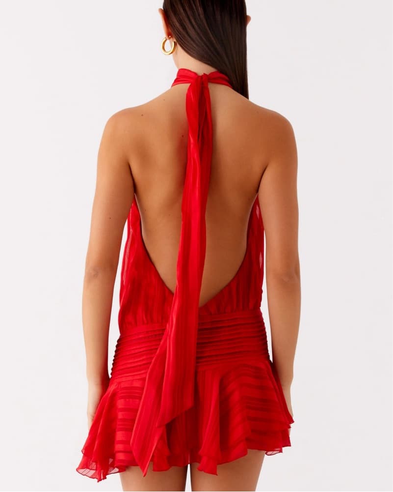 Peppermayo Willow Dress in Red - Image 2