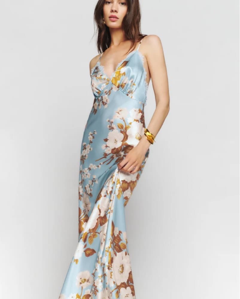 Reformation Maysen Silk dress - Image 1