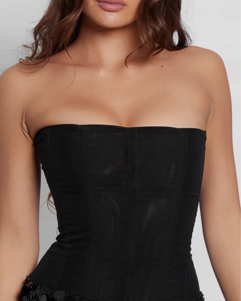 Leau Mesh Corset Top - Image 2