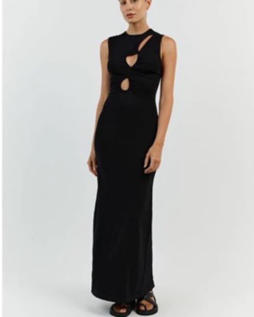 DISSH Black Knit Midi Dress - Image 6