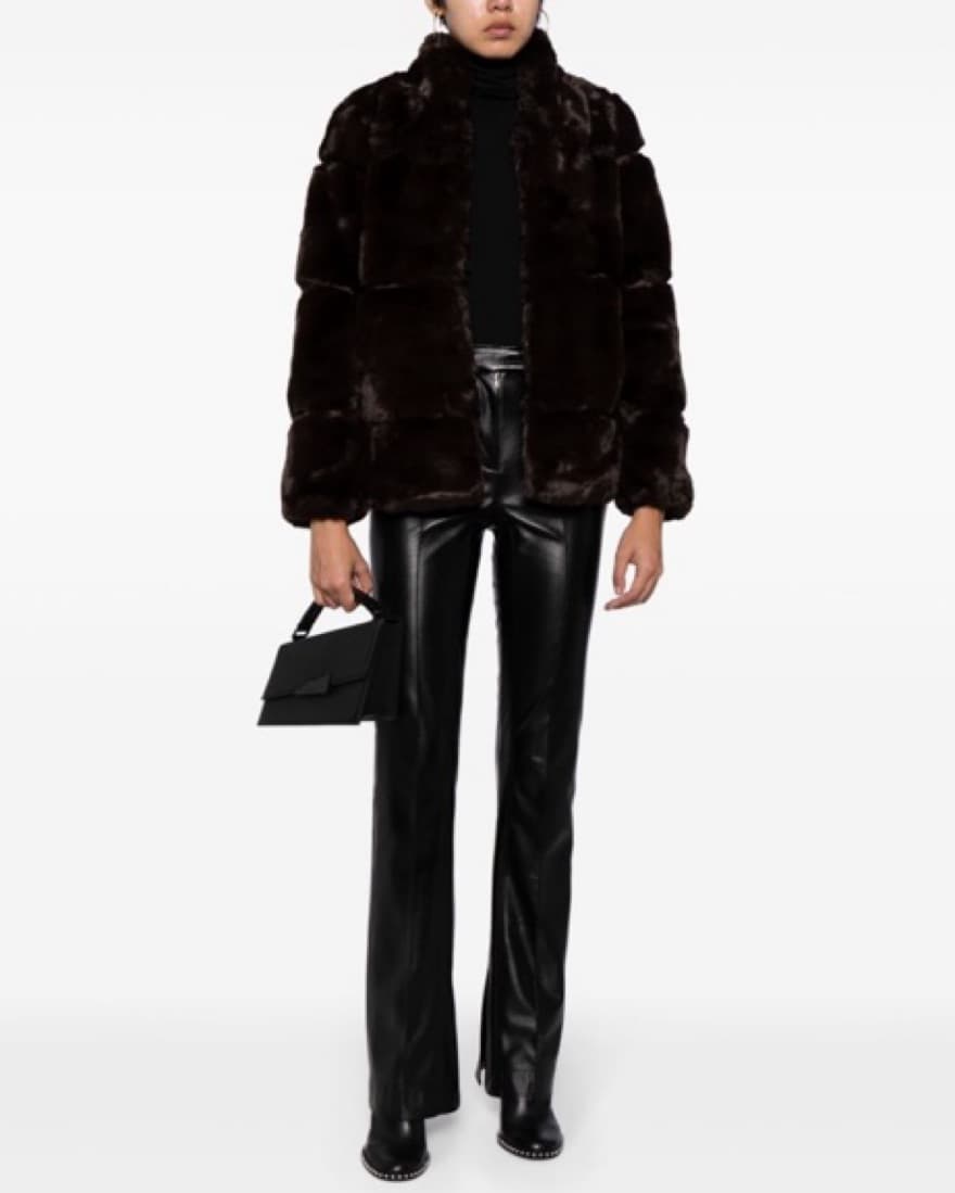 $440 Brown Apparis Coat - Image 4