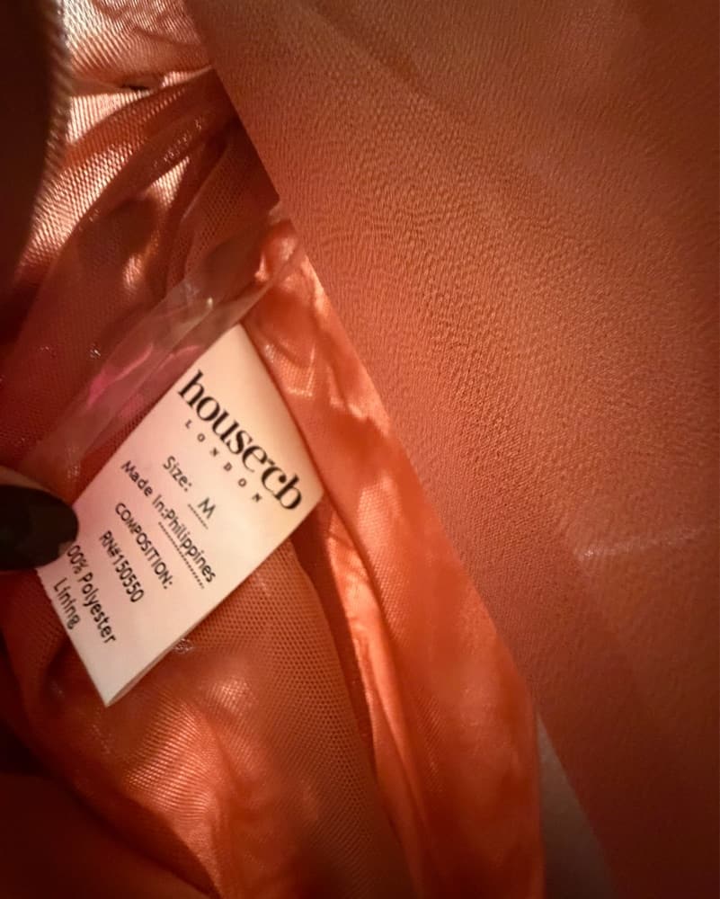 House of CB Baby pink chiffon dress - Image 6