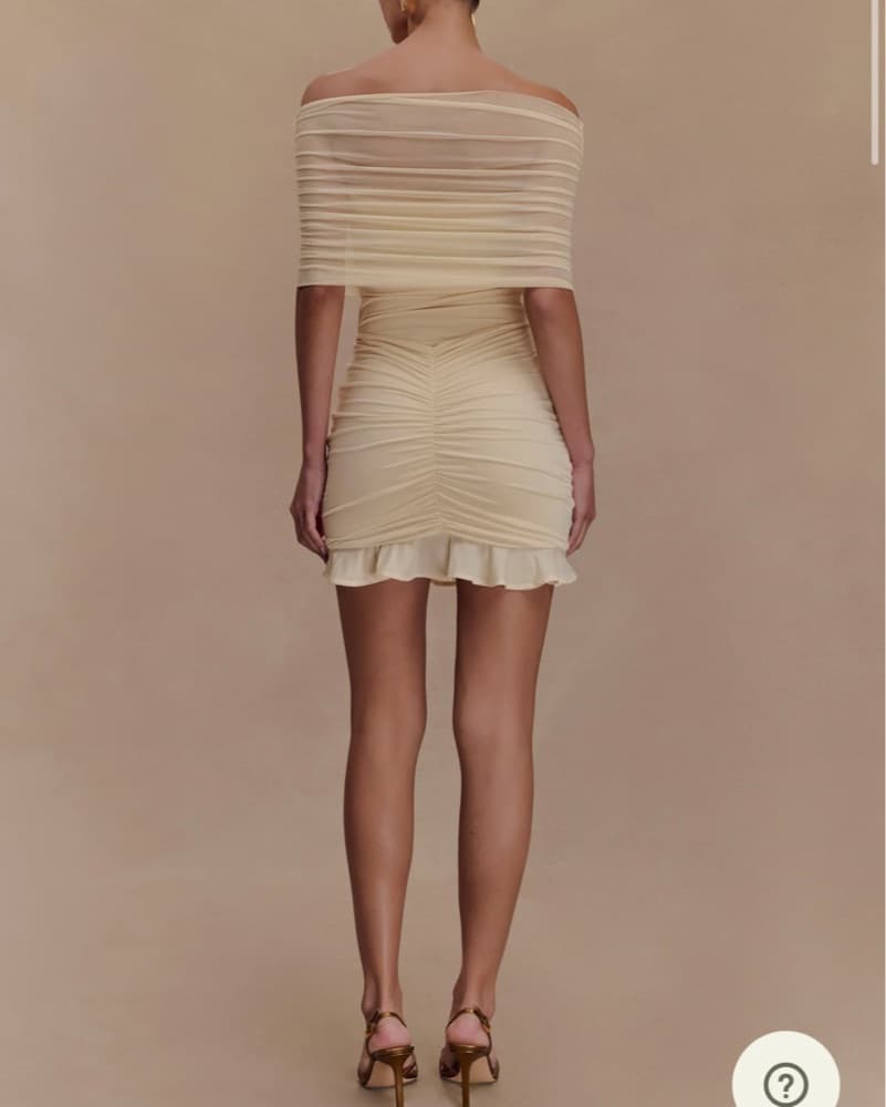 Meshki 	Caspian Slinky Mini Dress - Image 2