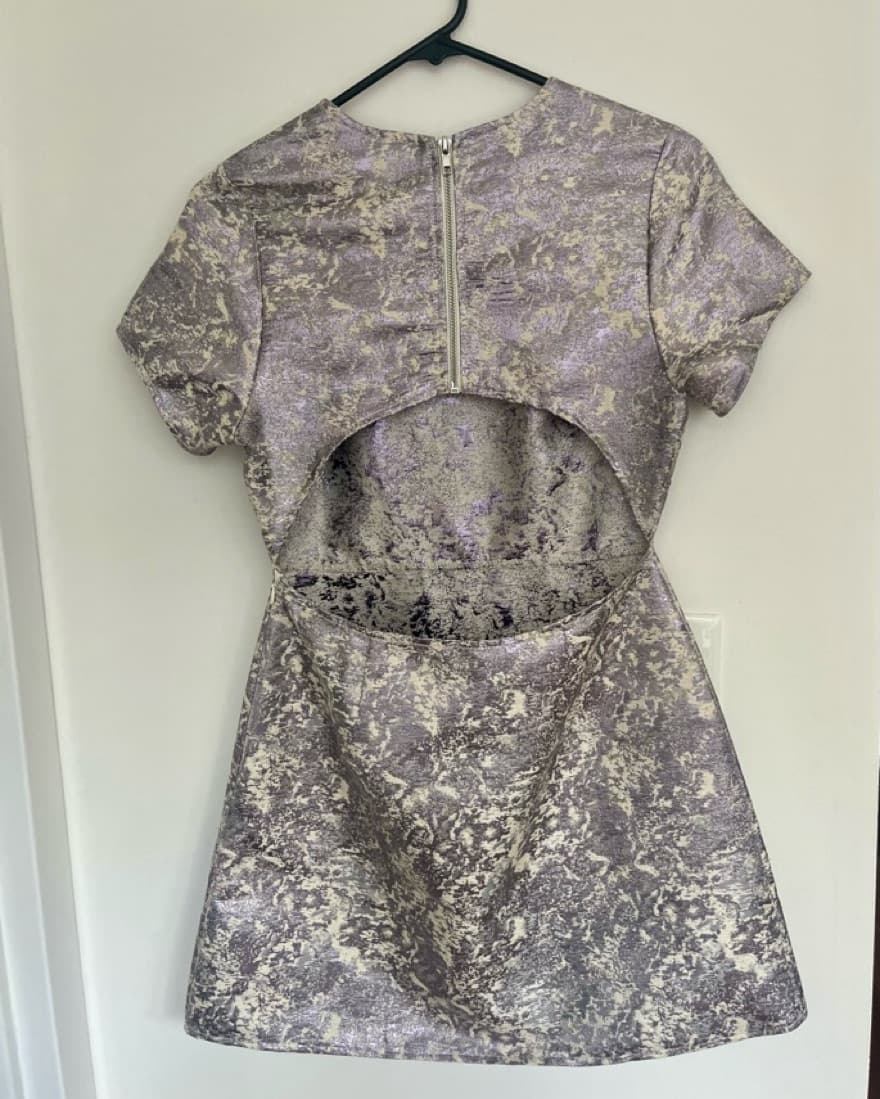 Motel Purple Siny Mini Dress - Image 2