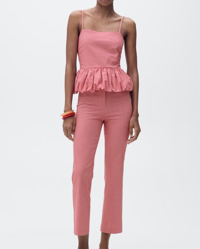 Mango gingham Red Set - Image 1