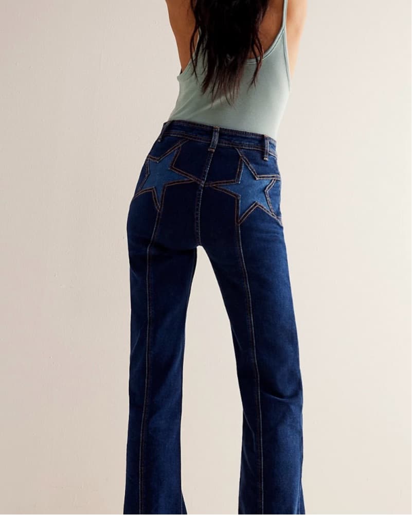 Free People Denim Star Jeans - Image 2