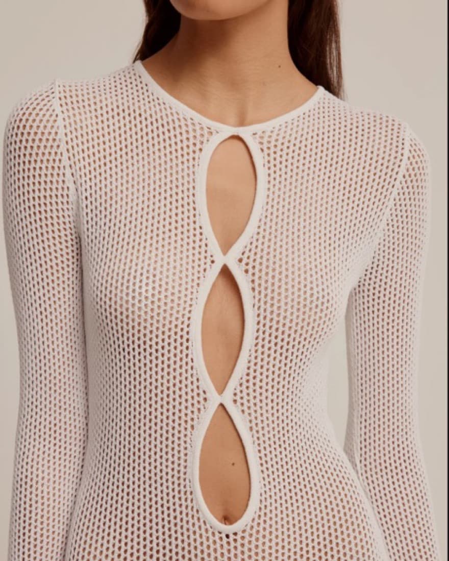 Venroy Crochet Cover Up - Image 4