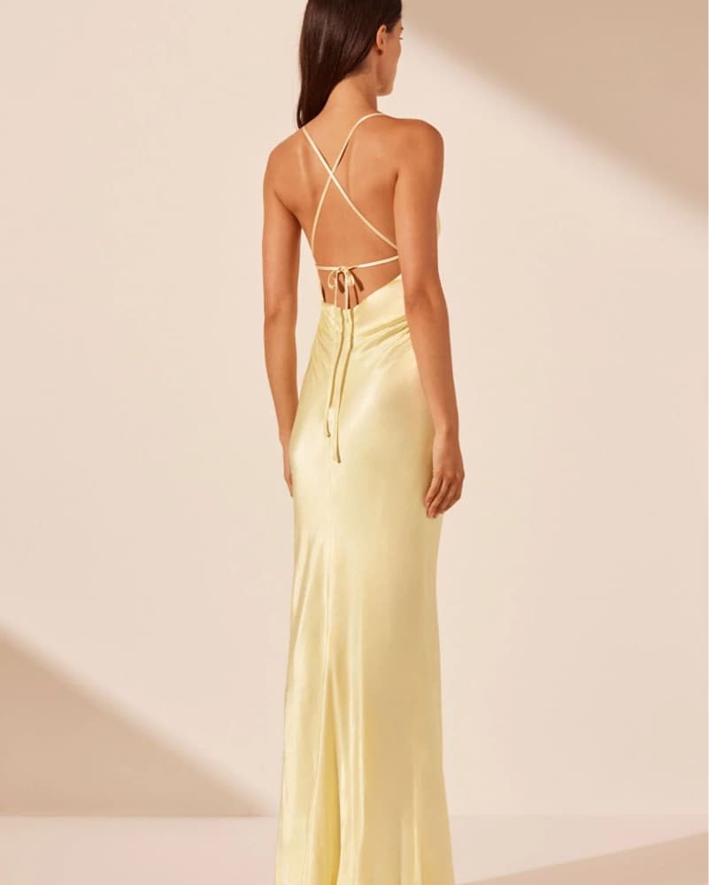 Shona Joy La Lune Lack Back Maxi Dress  - Image 2