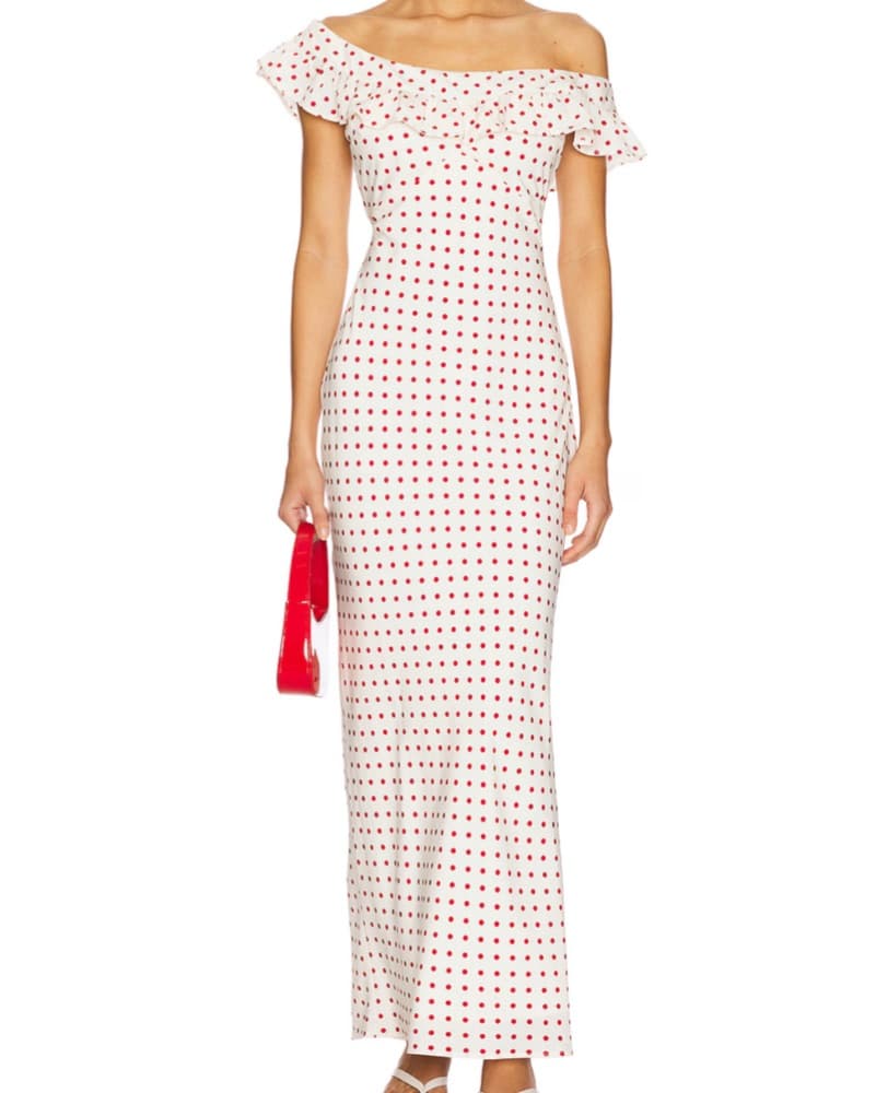 Polka Dot Maxi Dress - Image 3