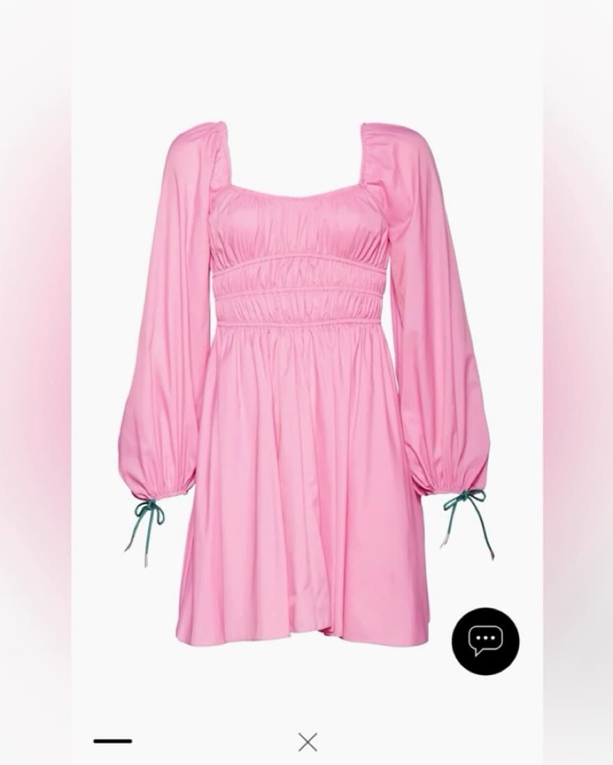 STAUD Bow Dress - Petal - Image 5