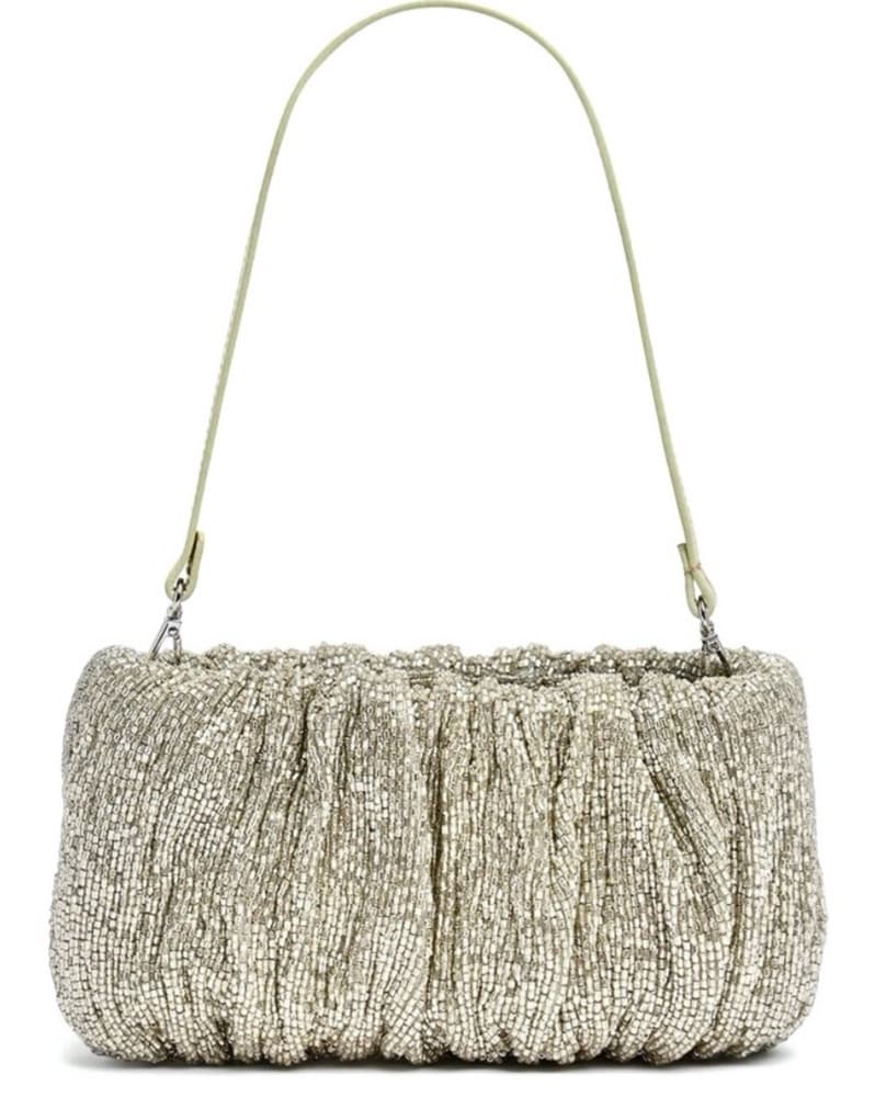 Staud Silver Beaded Bean Bag - Image 5