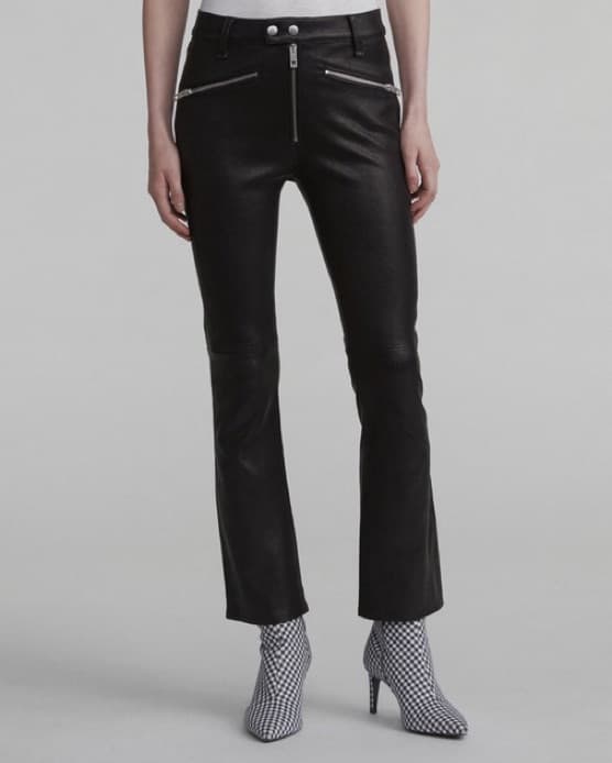 Leather Biker Pants - Image 1