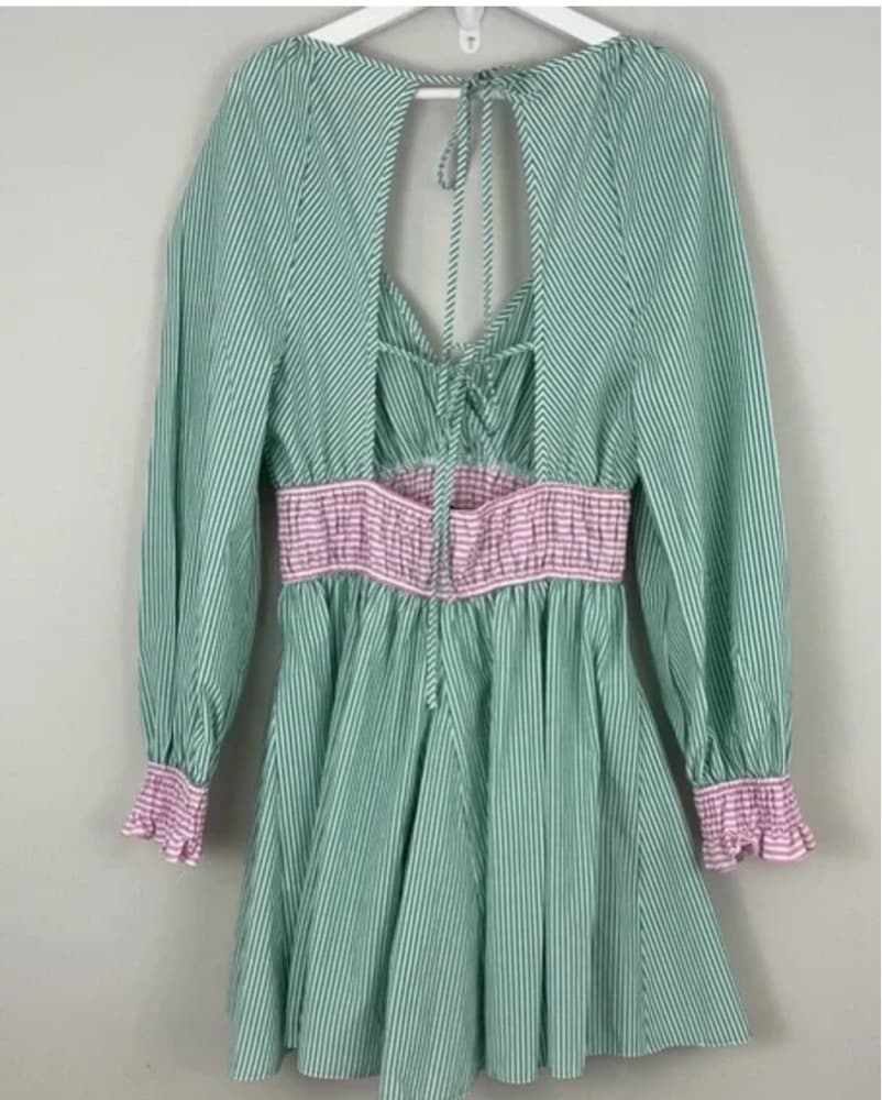 Seersucker Top Shop dress - Image 4