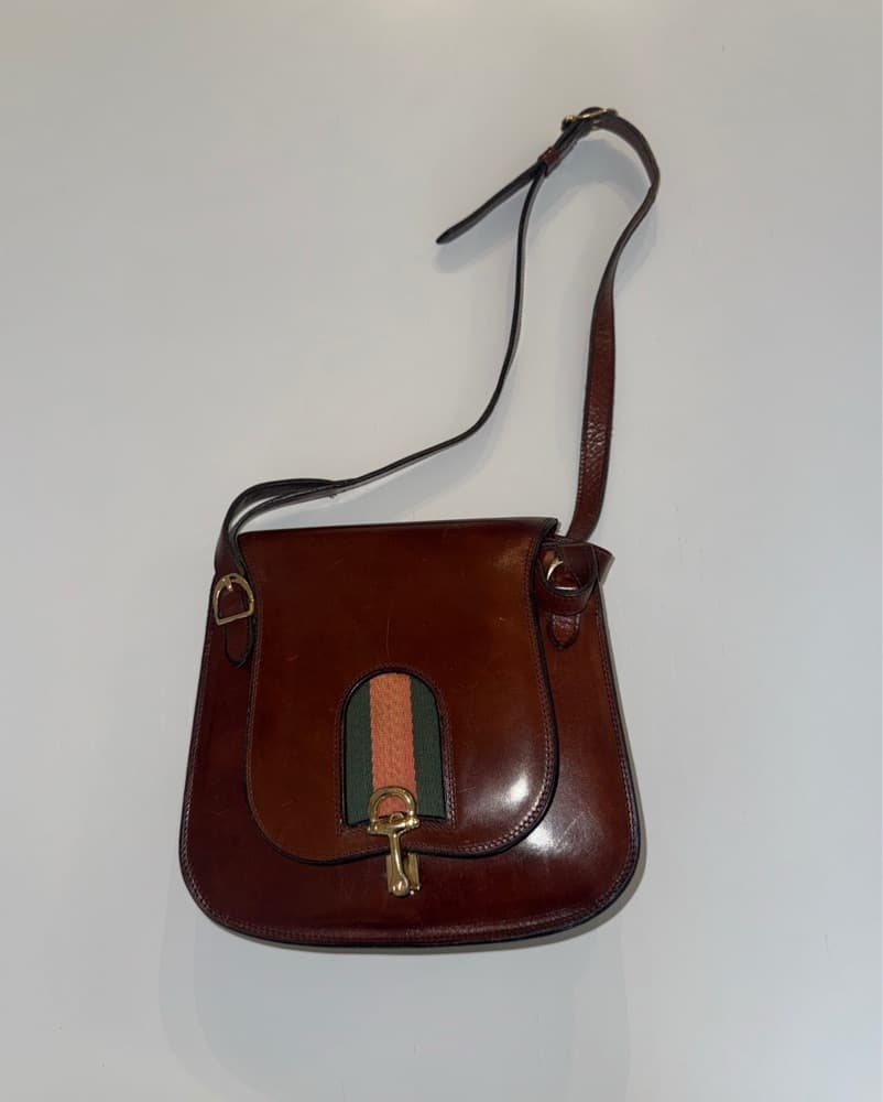 Italian Leather Crossbody  - Image 1
