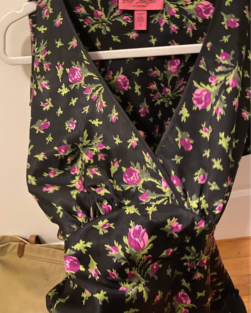Vintage Betsy Johnson Silk Top - Image 4