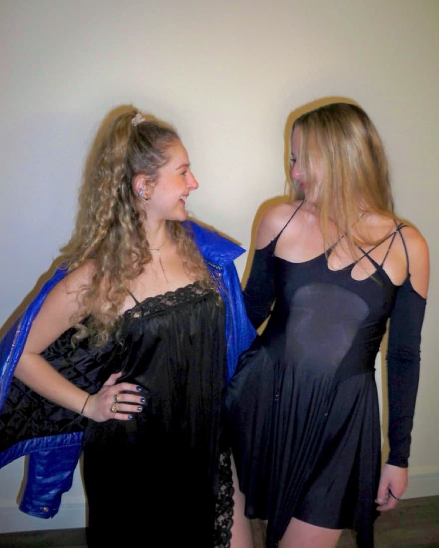 Strappy Black Dress - Image 2