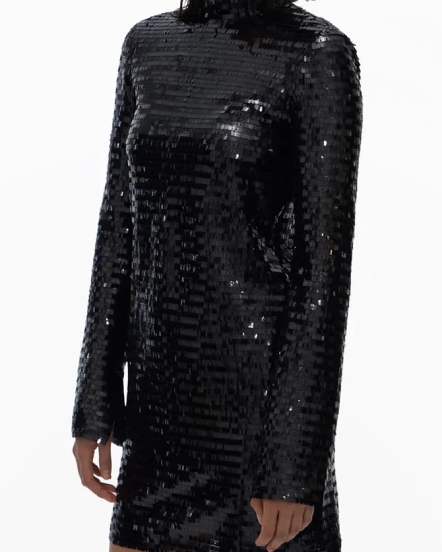 Helmut Lang Backless Sparkle Dress - Image 3