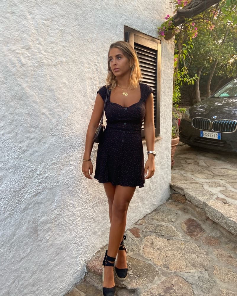 Chic Polka Dot Mini Dress - Image 2