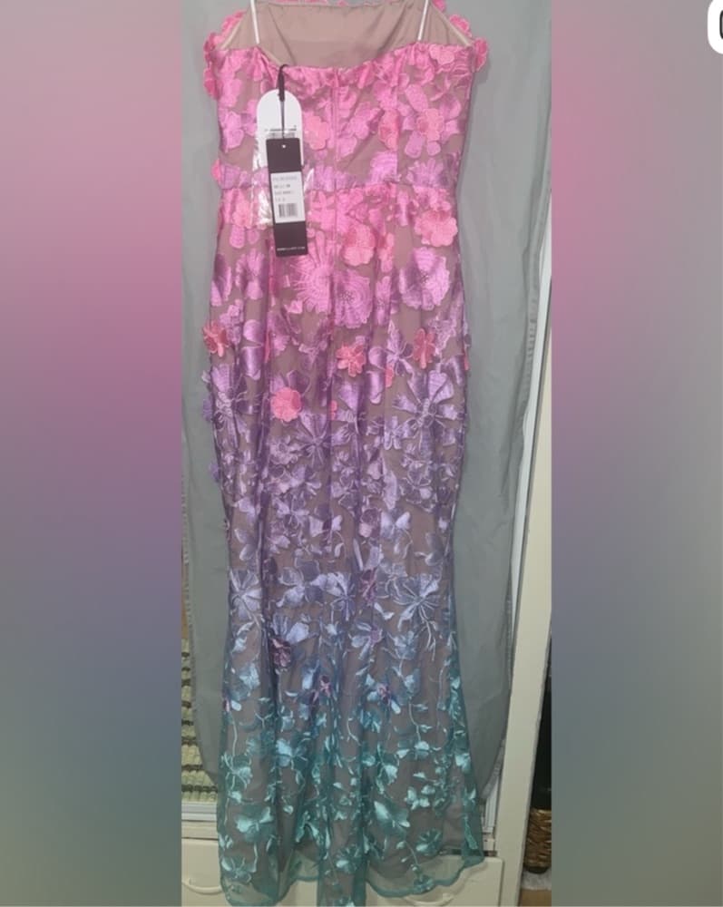 Elle Gown in Pink&Blue Ombre By Elliatt - Image 6