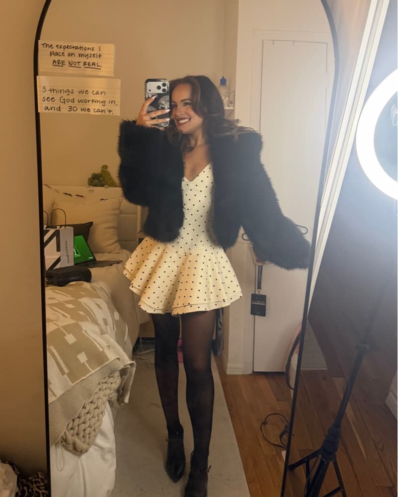 Zara Polka Dot Dress - Image 3