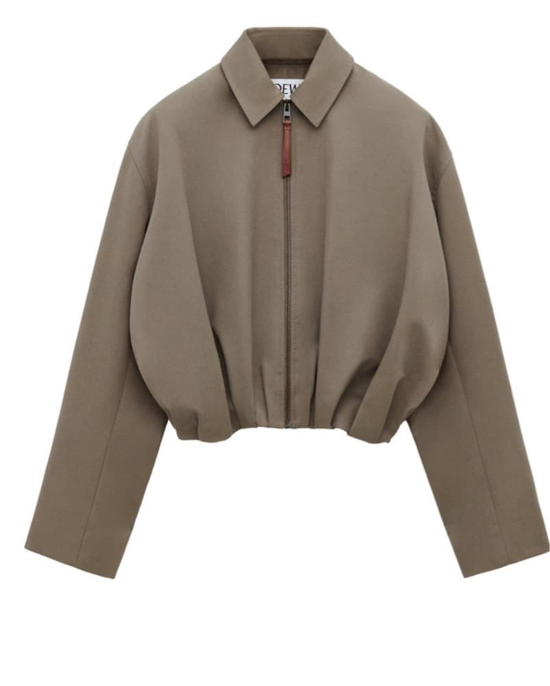 LOEWE Gathered Zip-Up Jacket - Image 5