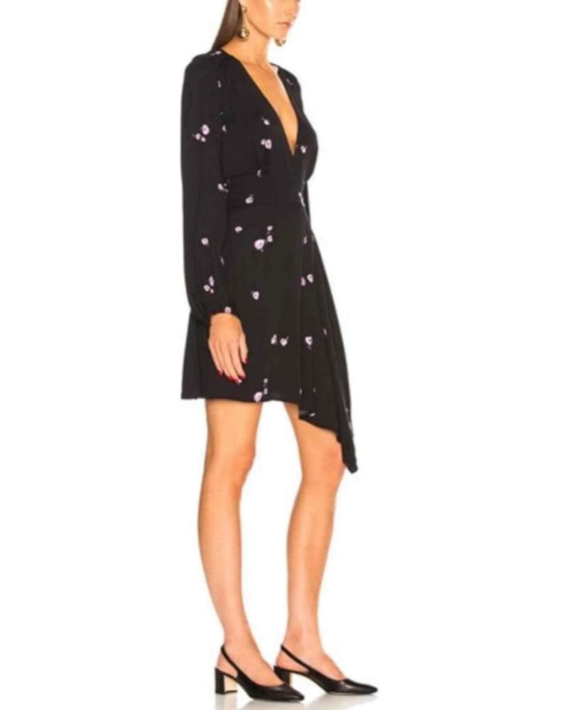 Equipment Femme Floral Wrap Dress - Image 4