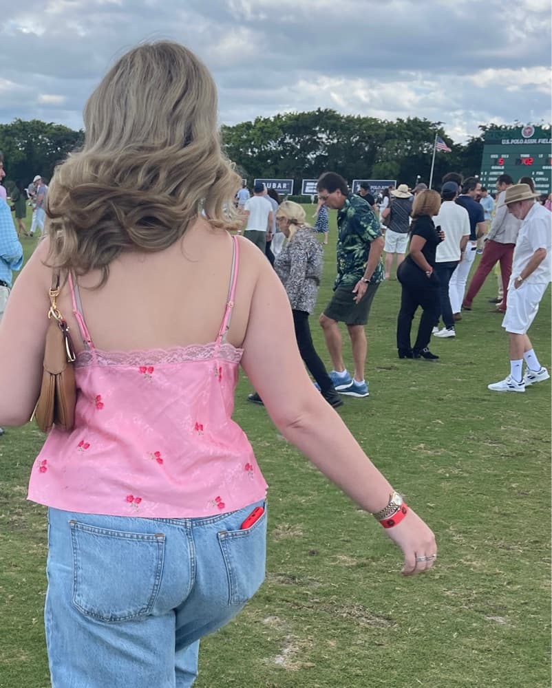 Loveshackfancy Pink Lace Tank Top - Image 2