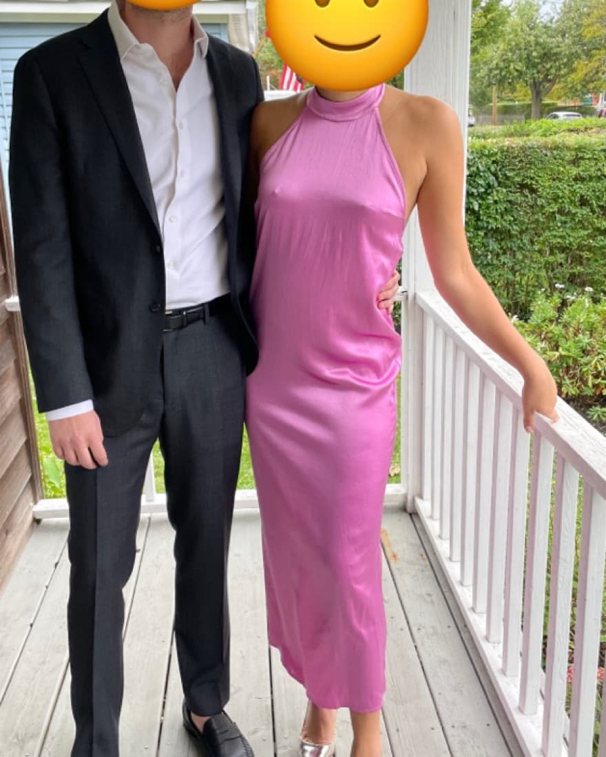 Zara Pink Formal Dress - Image 1