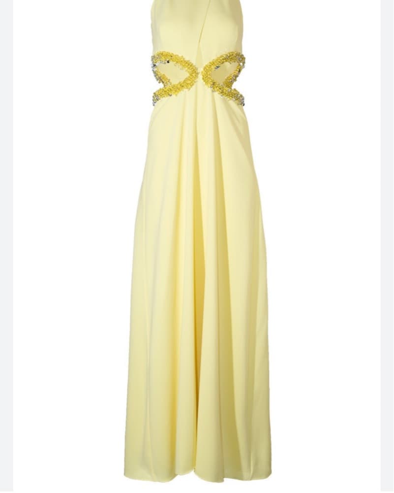 Yellow Jonathan Simkhai Gown  - Image 1