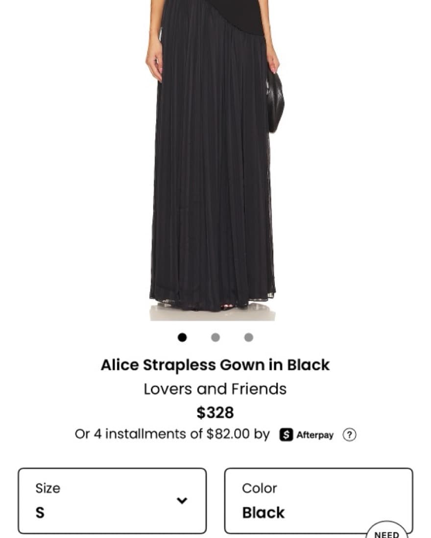 Black Revolve Formal/Wedding guest Dress - Image 2