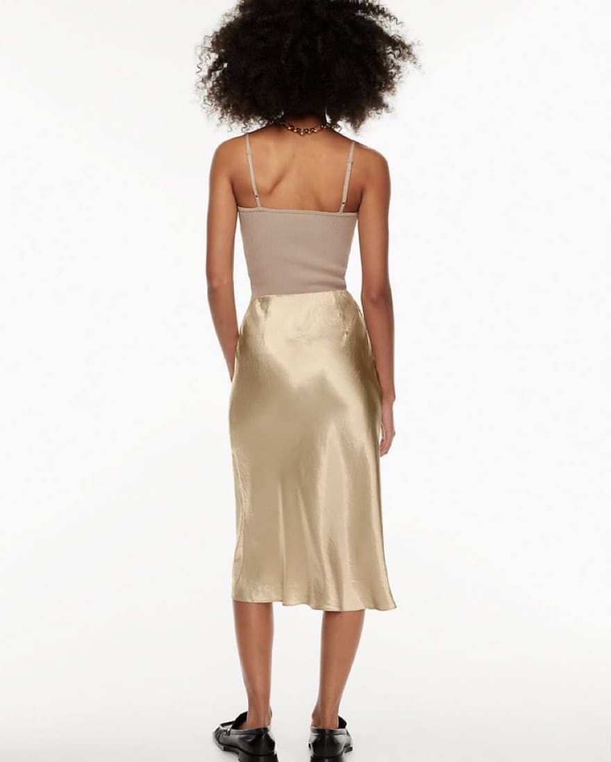 Aritzia Babaton Silk Midi Slip Skirt - Image 2