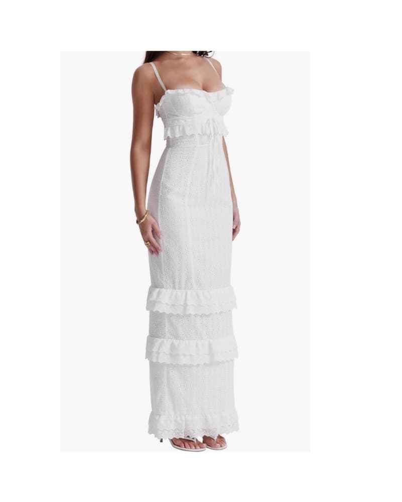House Of CB Eve Ruffle Dress - Image 2