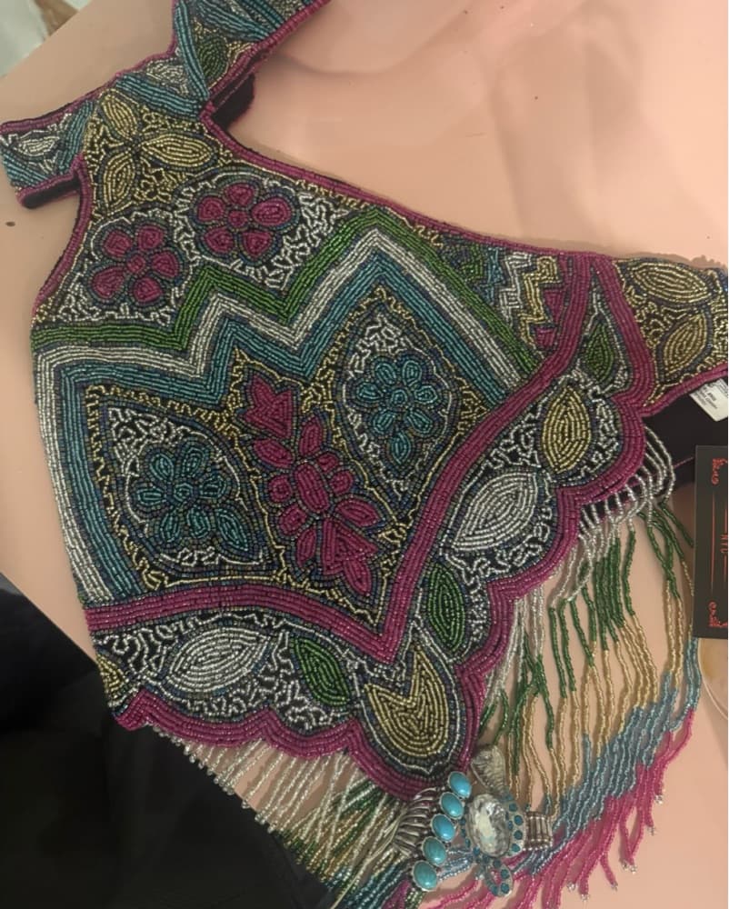 Embroidered Fringe Top - Image 2
