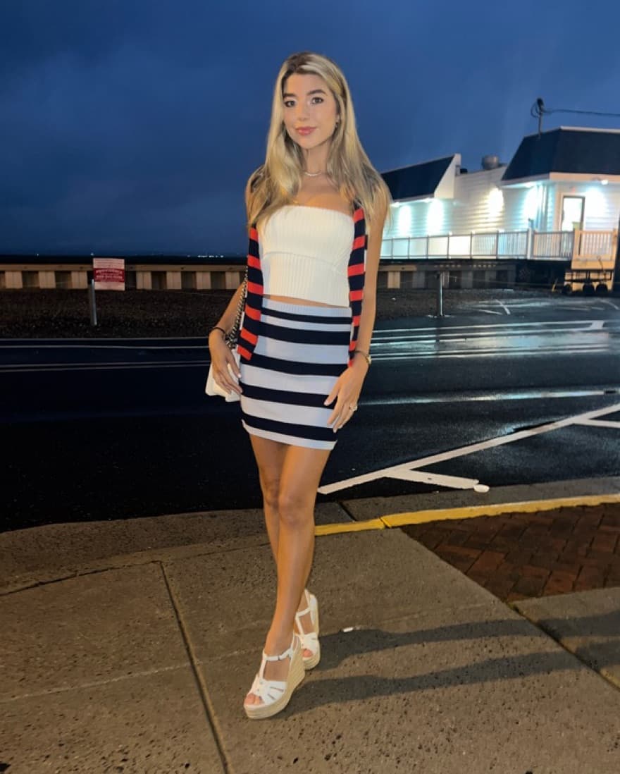 Cashmere Solid And Striped Set  - Image 1