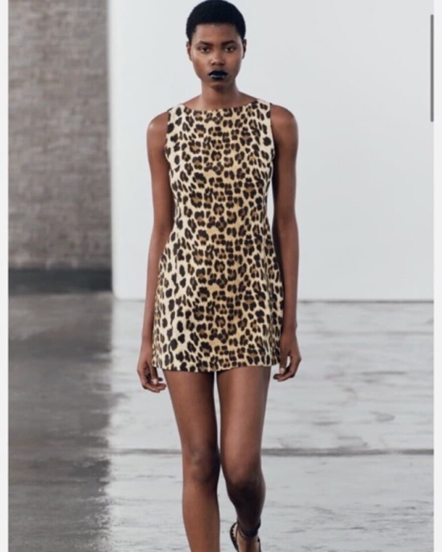 cheetah mini dress - Image 3