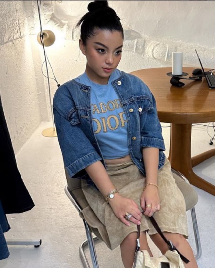 Vintage Dior Tshirt in blue - Image 1