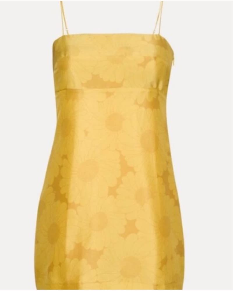 Realisation Par Yellow Floral Mini Dress - Image 3