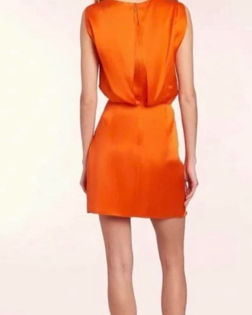 Amanda uprichard Orange Mini Dress - Image 2