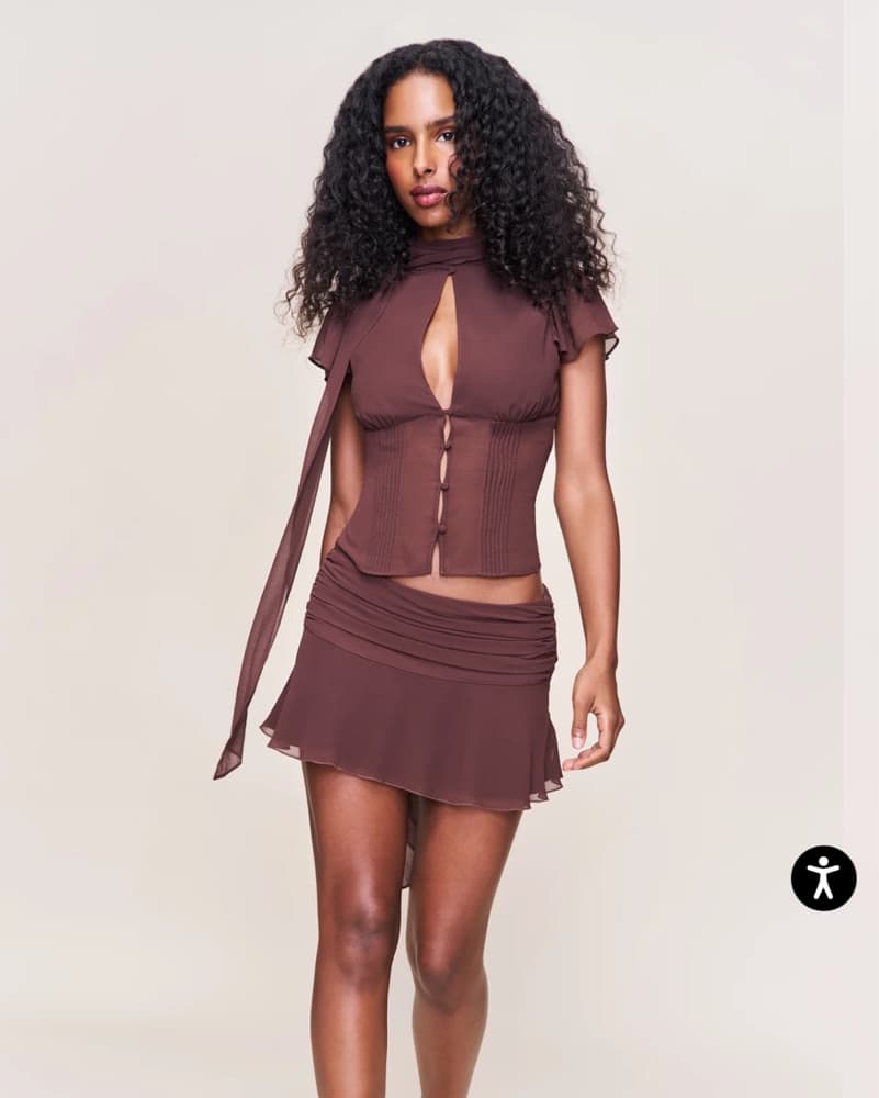 Guizio Ara Top & Eden Mini Skirt Set - Image 2