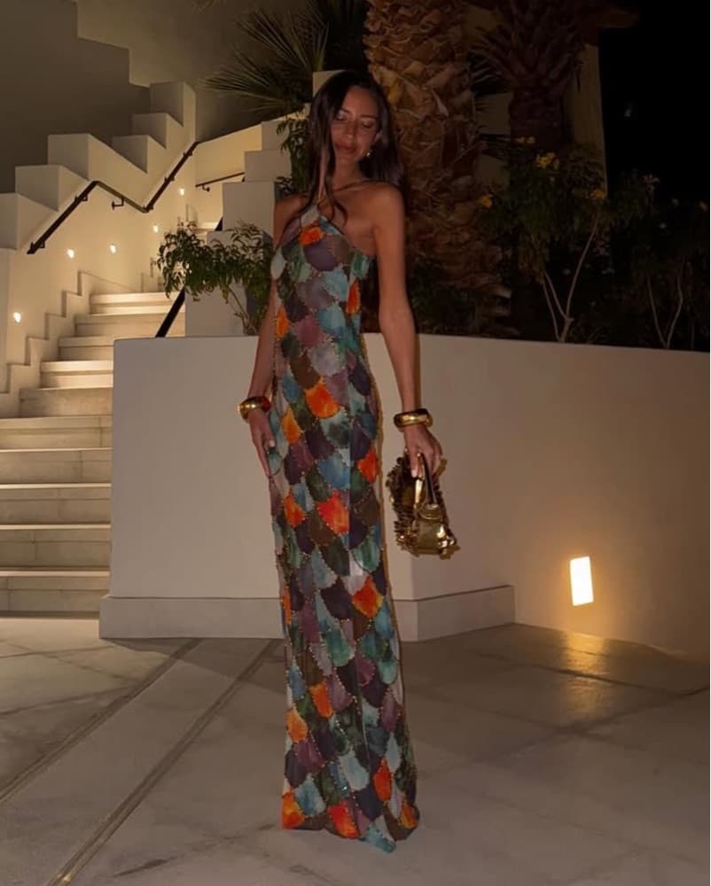 🐠 Kilentar Mami Patterned Maxi Dress - Image 5