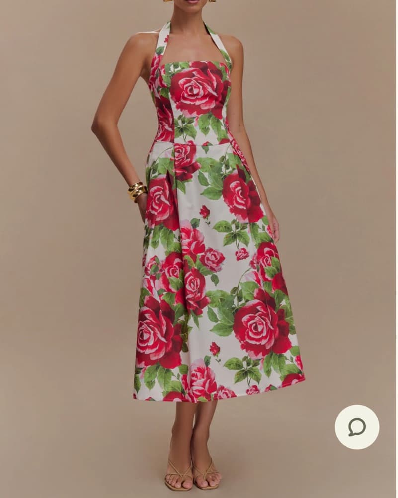 Meshki Rose Print Dress  - Image 2